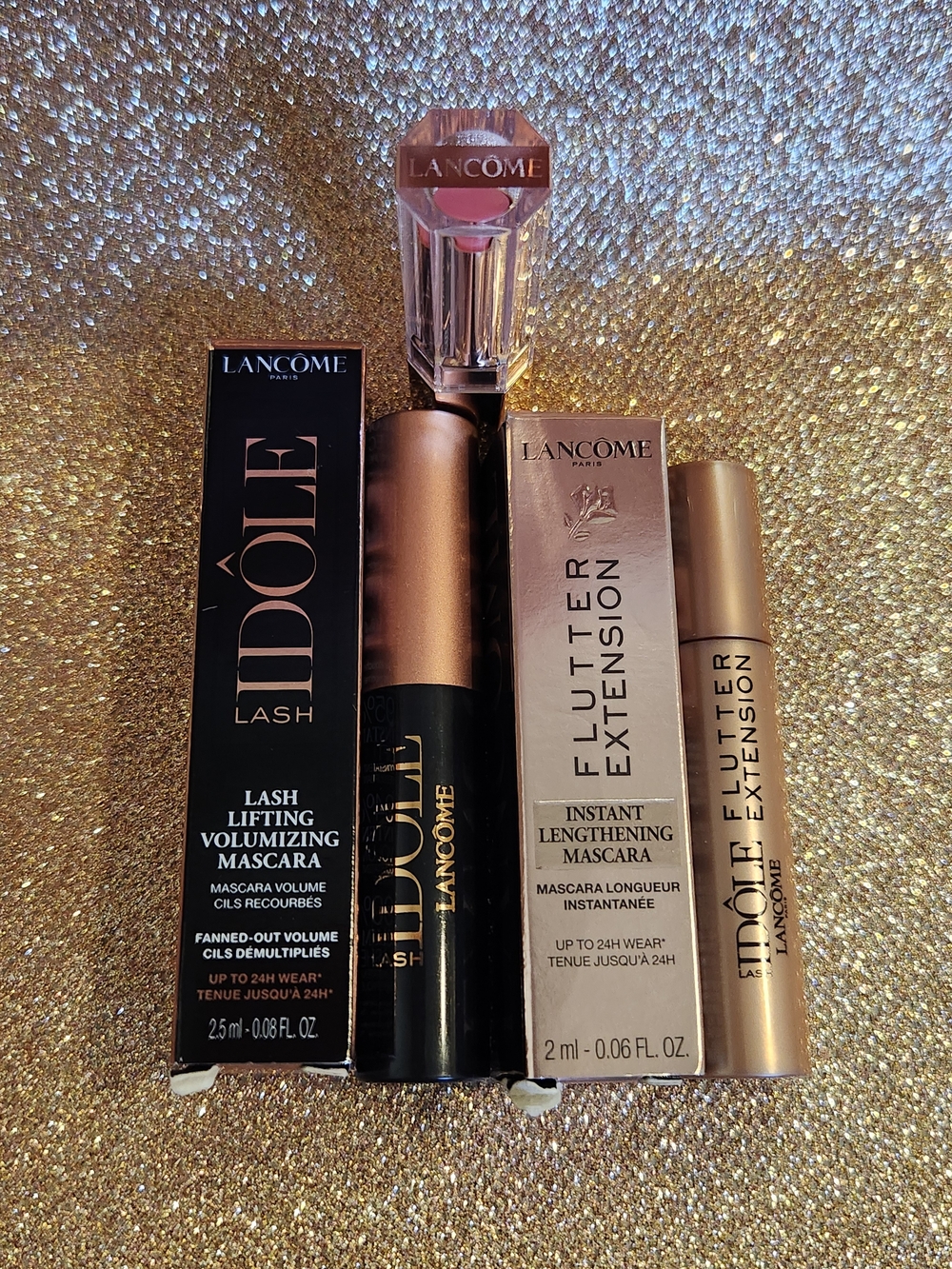 Lancôme Lip & Mascara Bundle - Mini & Travel Size - New